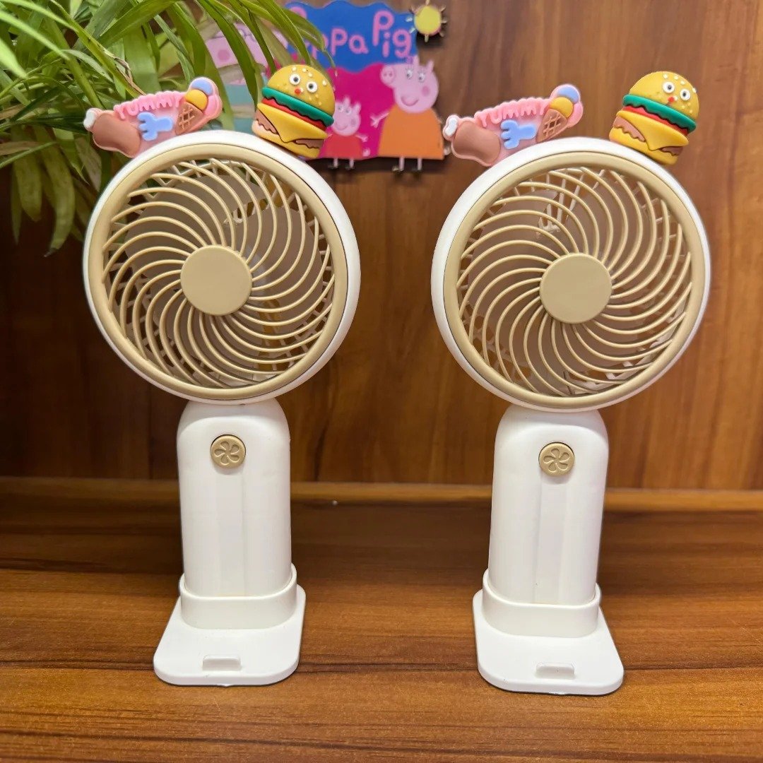 Food Themed Potable Rechargeable Fan