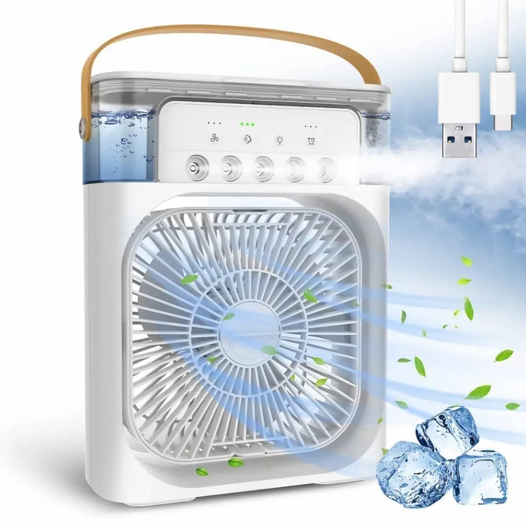 Mini Cooling Fan – Portable, Efficient, and Stylish 2-in-1 Purifier & Fan | Breathe Easy Anywhere