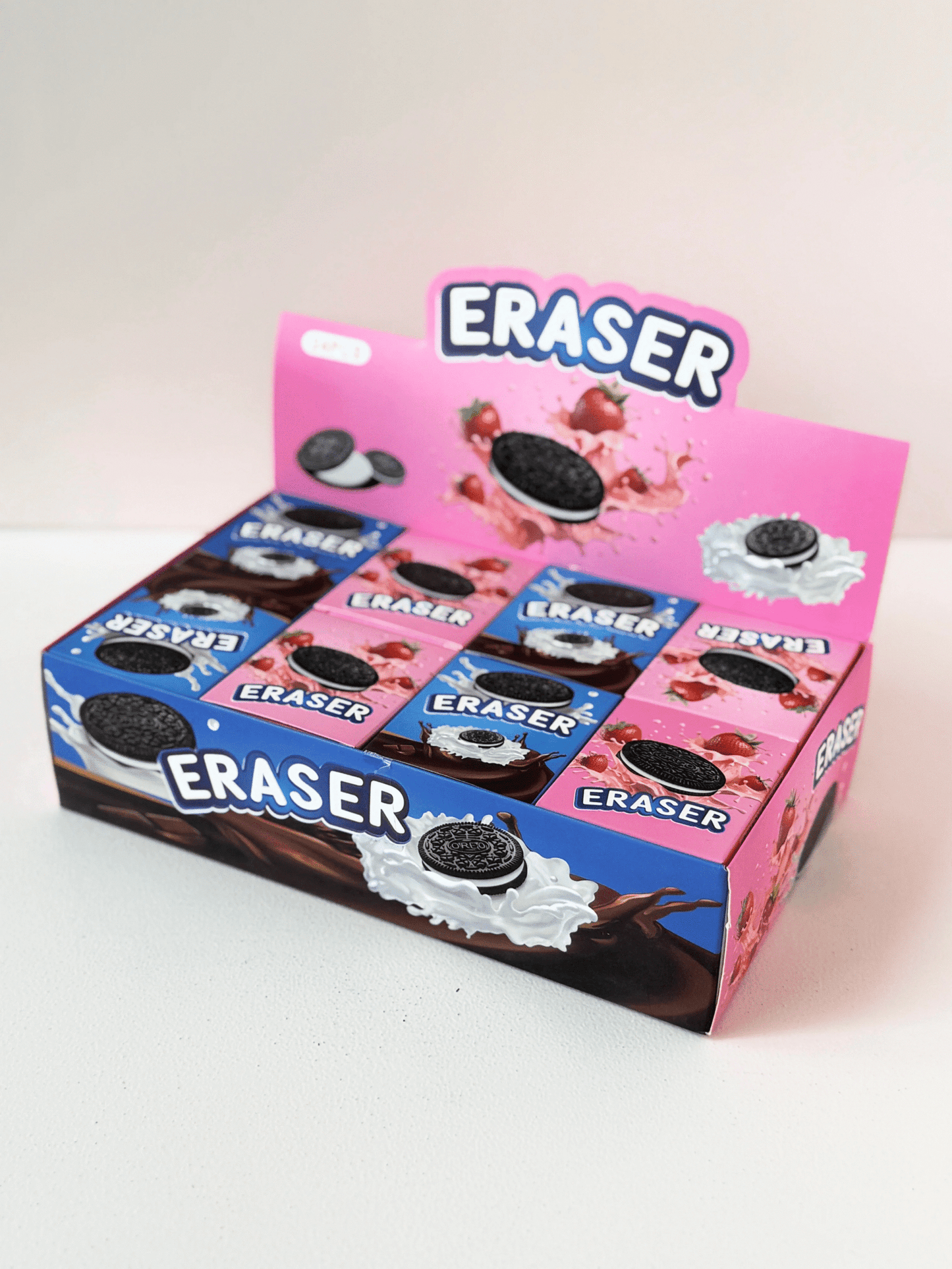 Oreo-Inspired Erasers – Sweet Treats for Your Desk!