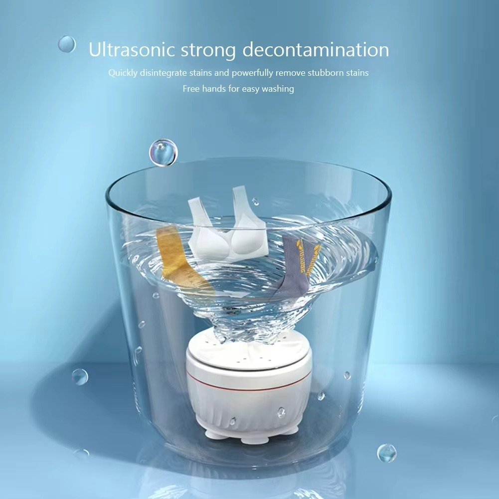 White Mini Turbine Washing Machine