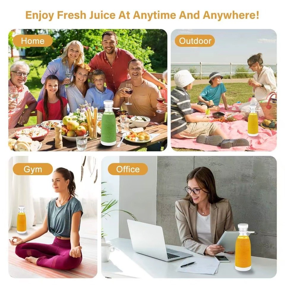 Mini Juicer 6 Sharp Blades 350ml