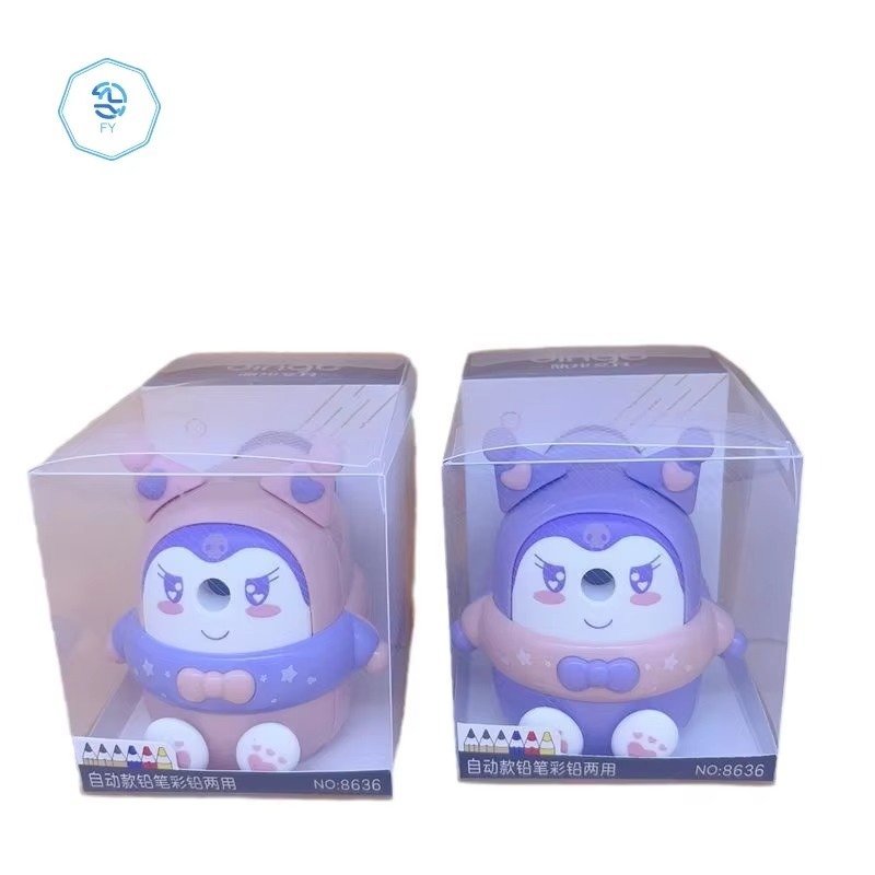 utest Kuromi Pencil Sharpener Cute Kawaii School Stationery for Student Children Gift -01 Pc. Mix Colour