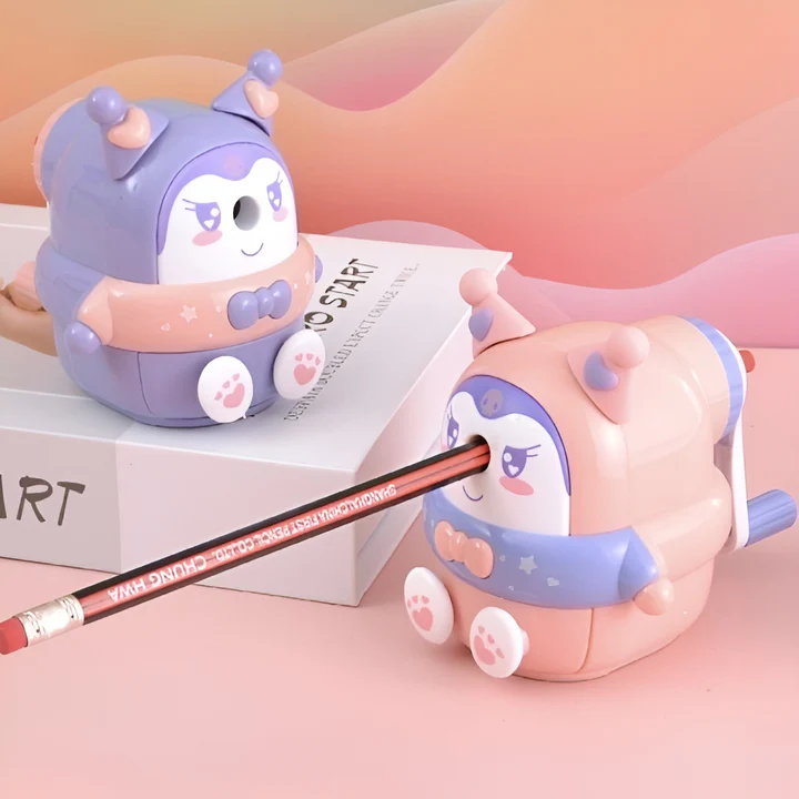 utest Kuromi Pencil Sharpener Cute Kawaii School Stationery for Student Children Gift -01 Pc. Mix Colour