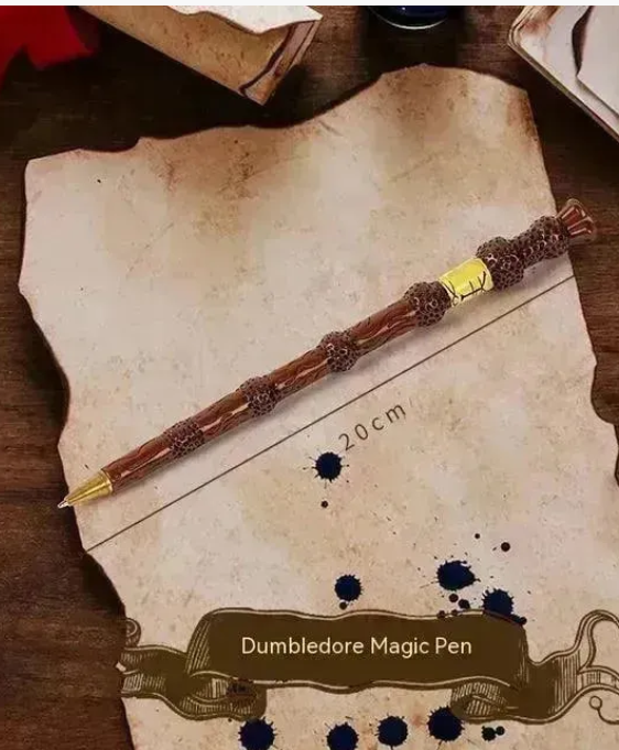 Albus Dumbledore Wand Pen and Bookmark - Harry Potter Collectible