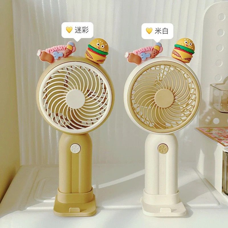 Food Themed Potable Rechargeable Fan