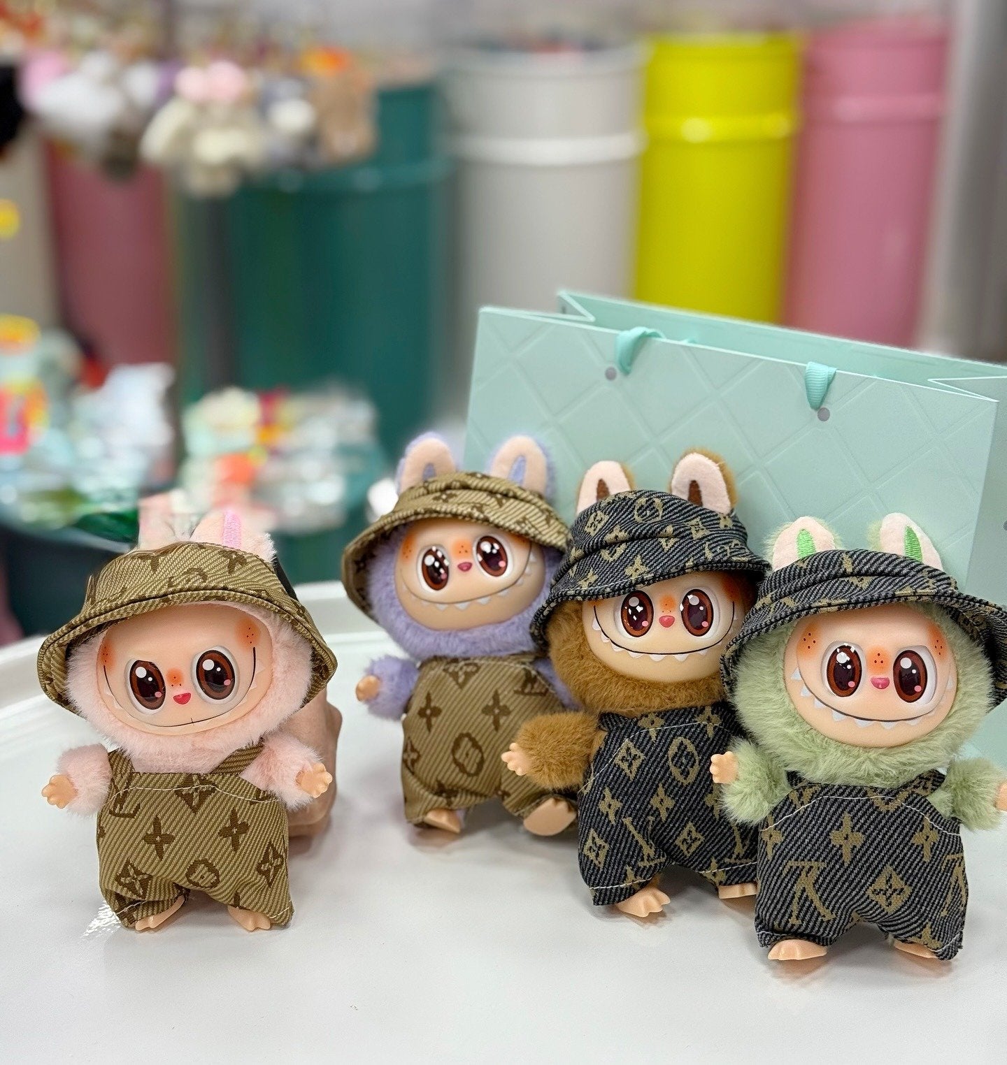 Labubu in Louis Vuitton clothes