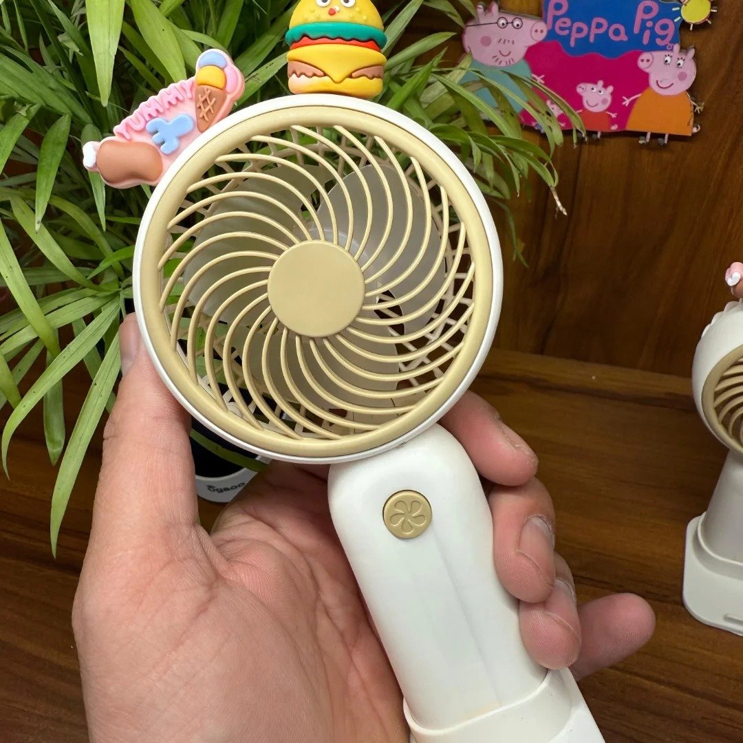 Food Themed Potable Rechargeable Fan