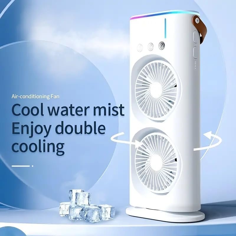 Double-Ended Spray Fan – Dual Mist & Cool Breeze for Ultimate Comfort
