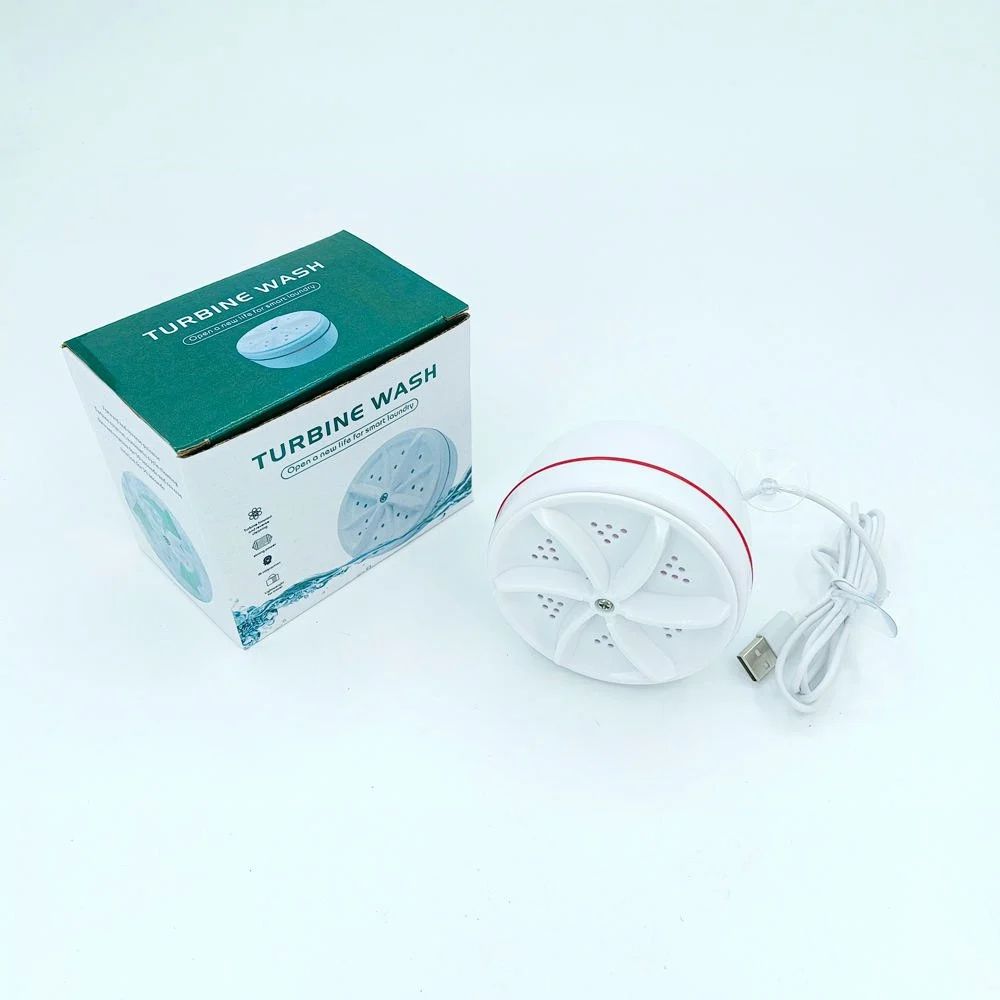 White Mini Turbine Washing Machine