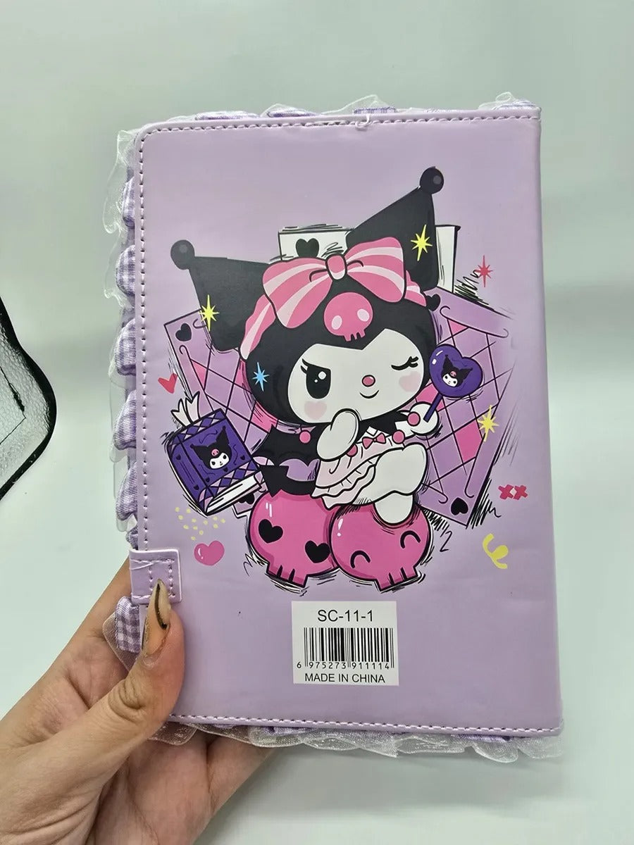 Kitty Kuromi Hardcover Notebook Diary