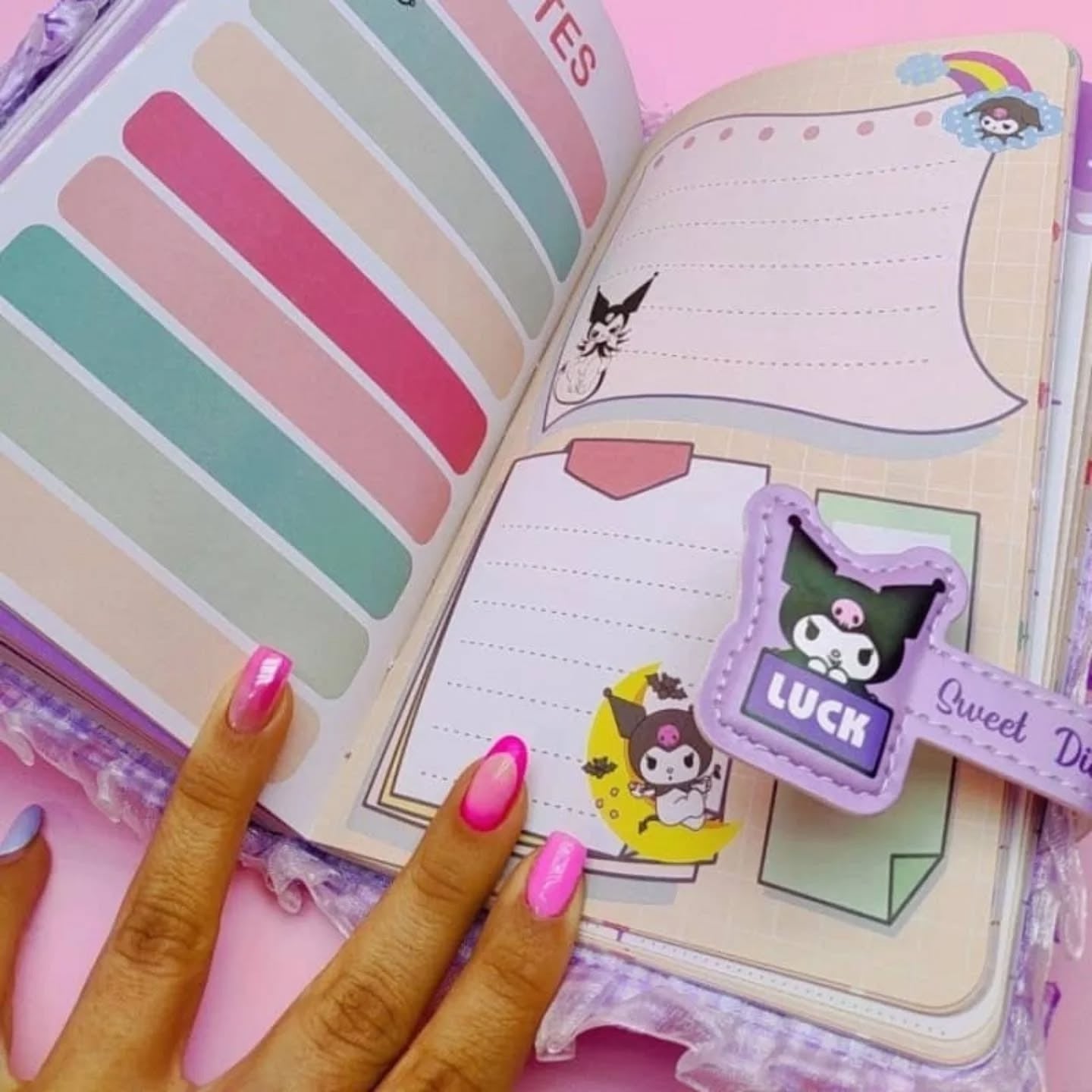 Cute Sanrio Kuromi Diary