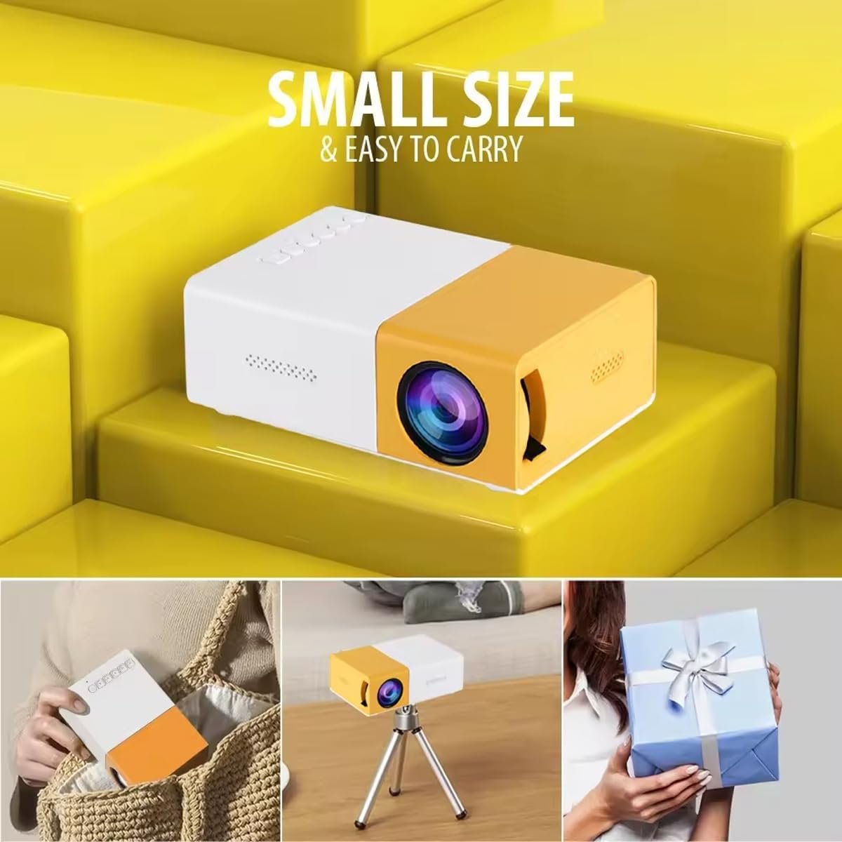 Mini LED Projector – Portable, High-Resolution Entertainment Anywhere
