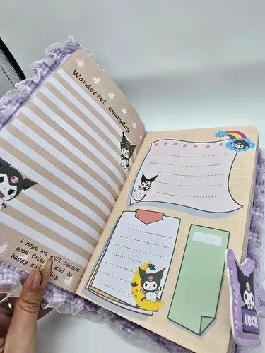 Kitty Kuromi Hardcover Notebook Diary