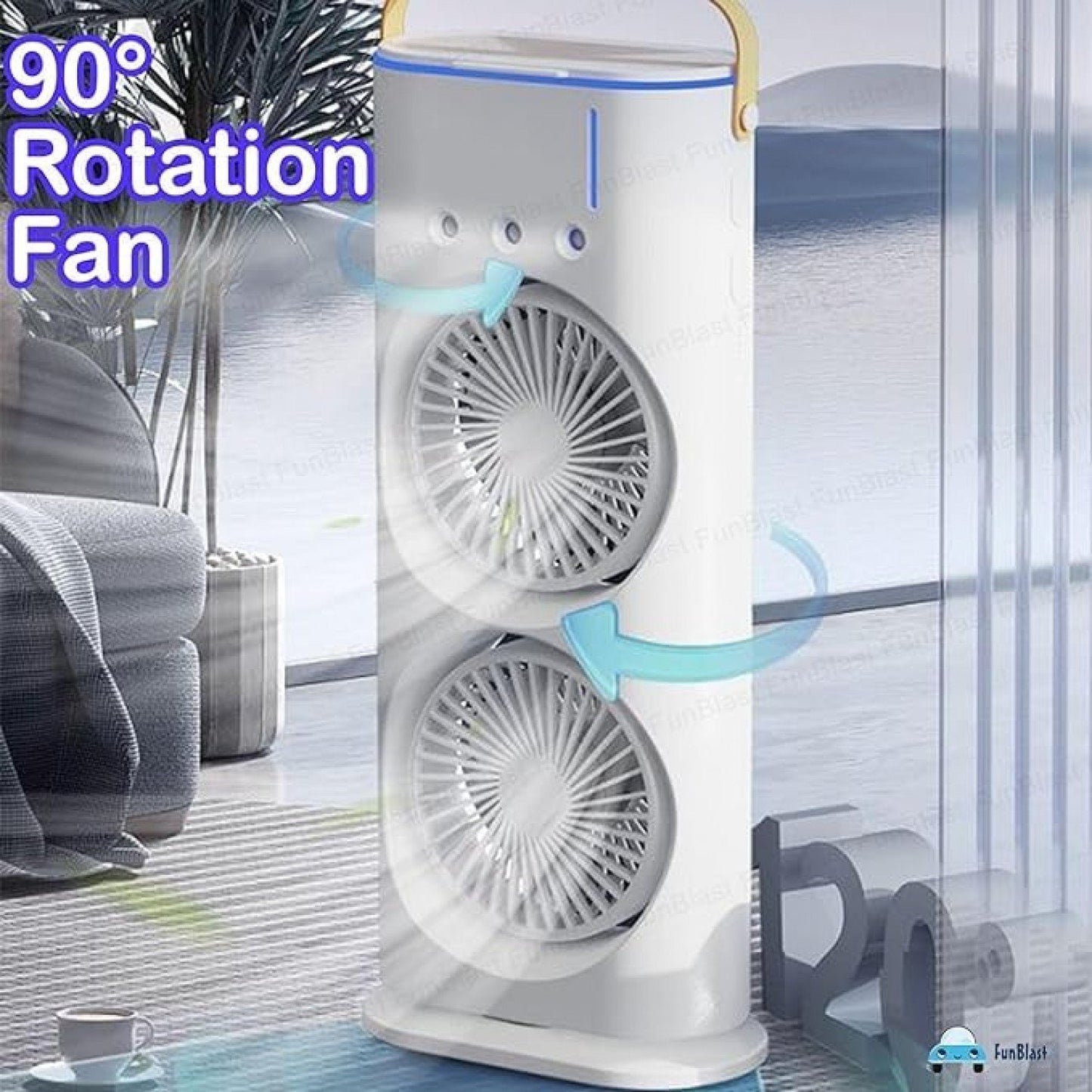 Double-Ended Spray Fan – Dual Mist & Cool Breeze for Ultimate Comfort
