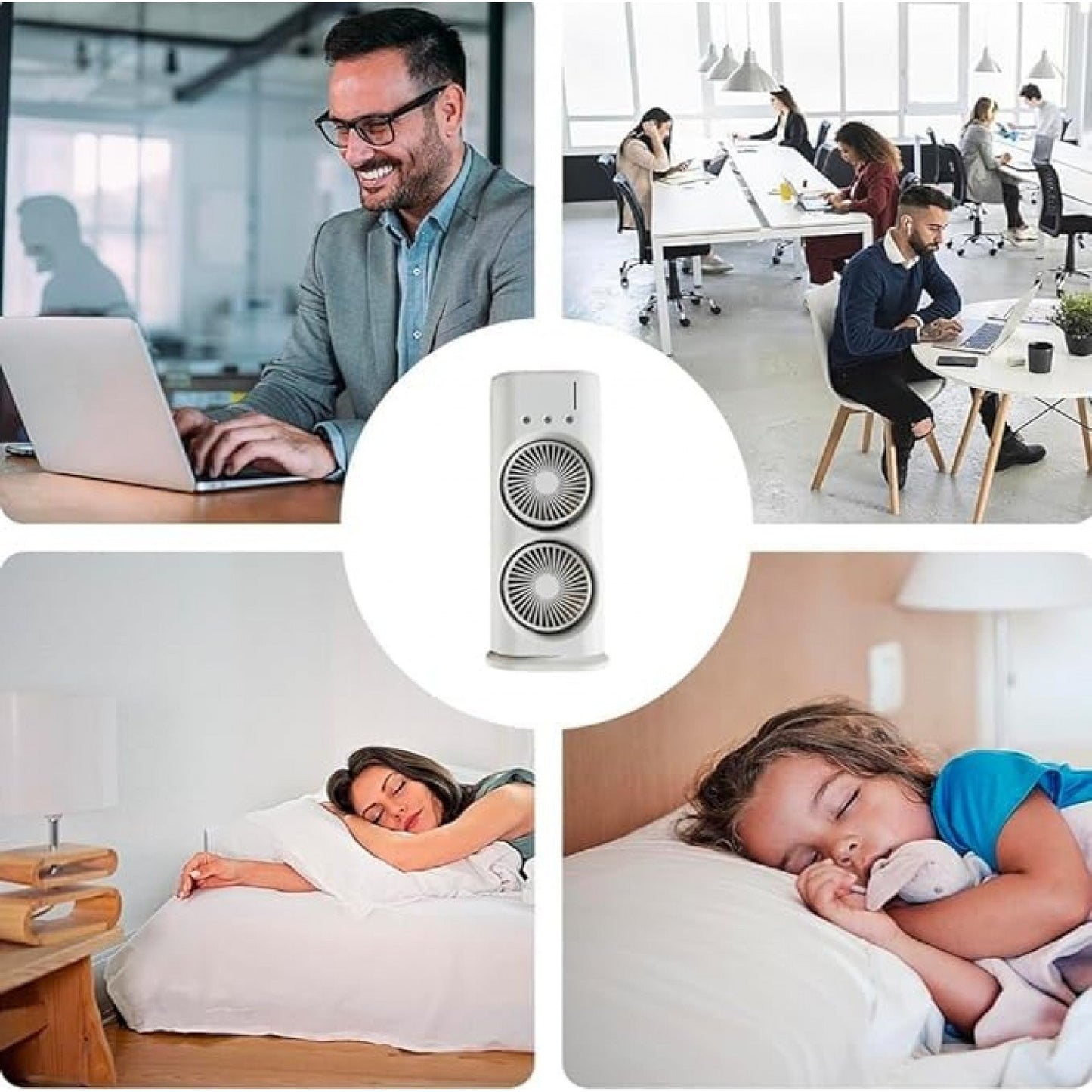 Double-Ended Spray Fan – Dual Mist & Cool Breeze for Ultimate Comfort