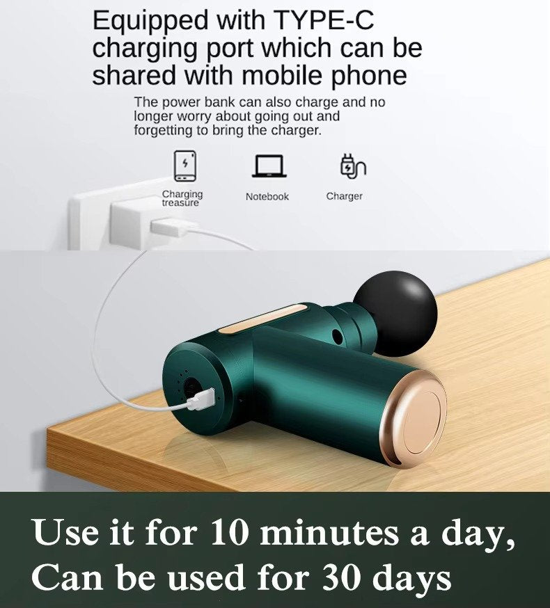 Smart Gun Massager For Head And Body