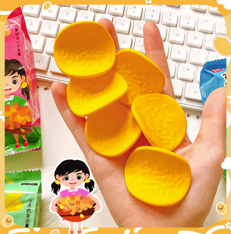 Potato Chips Eraser