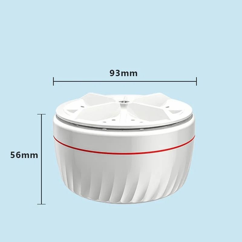 White Mini Turbine Washing Machine