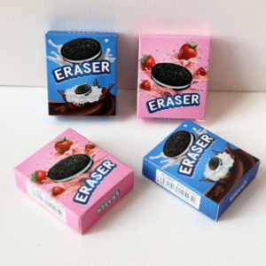 Oreo-Inspired Erasers – Sweet Treats for Your Desk!