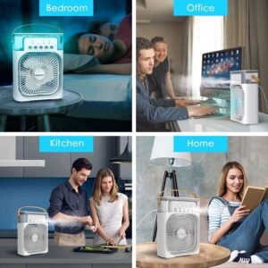 Mini Cooling Fan – Portable, Efficient, and Stylish  2-in-1 Purifier & Fan | Breathe Easy Anywhere