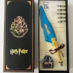 Harry Potter FeatherPen Set Vintage Quill Feather Pen Ink Set Antique Calligraphy Writing Pen Best Antique Executive Gift (Long)