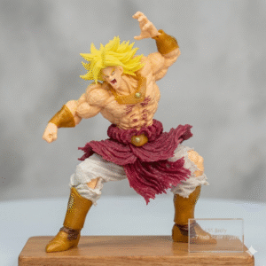 Nyloomy Ultimate Anime Action Figure Set - 4-Piece Collectible Statue Bundle: Son Goten, Kid Trunks, Super Saiyan Trunks with Sword, and Legendary Broly - 5-7 Inch Premium PVC Models for Display & Gifting