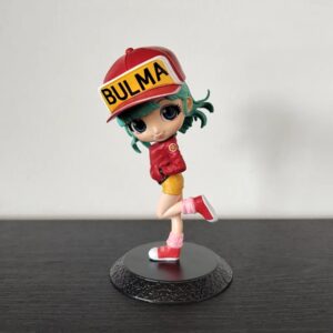 Nyloomy Bulma Chibi Figurine – 15cm Premium PVC Anime Statue – Hand-Painted Dragon Ball Collectible – Iconic Red Cap & Jacket Edition for Home & Office Decor